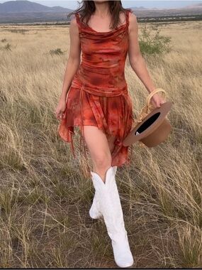 Cute dress western style